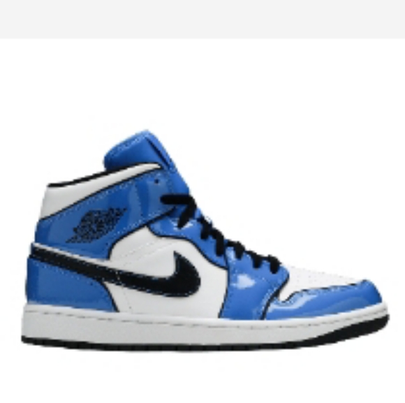 Air Jordan 1 Mid SE 'Signal Blue' - Picture 1 of 2